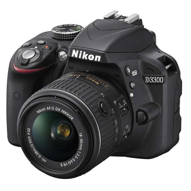Nikon尼康 D3300 单反套机（AF-S DX 18-55mm f/3.5-5.6G VRII尼克尔镜头）黑色 2399元（苏宁2485元） 买手党-买手聚集的地方