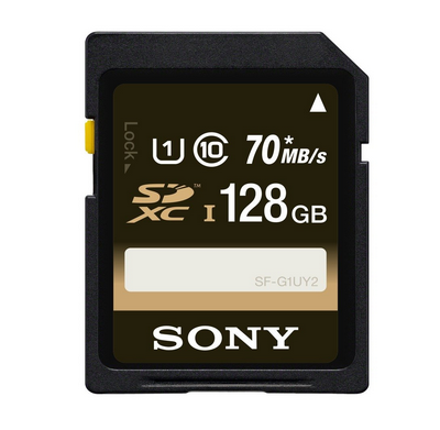 SONY 索尼 128GB UHS-1 SDXC存储卡（读取70MB/s） 33.99美元约￥223（京东575元） 买手党-买手聚集的地方