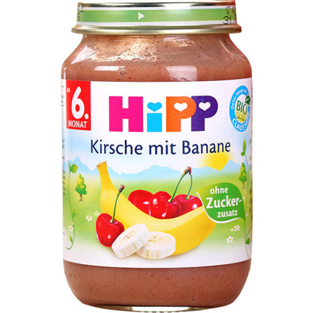 移动端：德国喜宝 HIPP有机香蕉樱桃果泥190g 9.9元 买手党-买手聚集的地方
