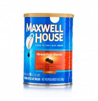 双重优惠：美国进口，Maxwell 麦斯威尔 早餐烘焙咖啡粉 311g*4罐 49.8元包邮 买手党-买手聚集的地方