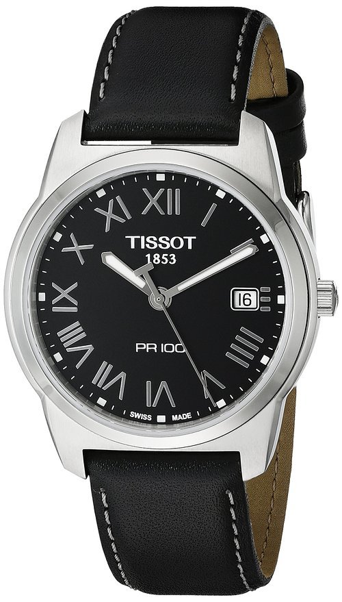 Tissot 天梭 PR100 Black Dial 男式石英腕表T0494101605301 140.96美元约￥922（原价250美元） 买手党-买手聚集的地方
