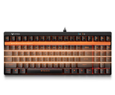 雷柏Rapoo V500S 背光机械游戏键盘 机械青轴 黑色版 159元（苏宁295元） 买手党-买手聚集的地方