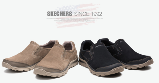 Skechers 斯凯奇 男士RELAXED FIT系列一脚蹬轻质休闲鞋 239元包邮（299-60） 买手党-买手聚集的地方