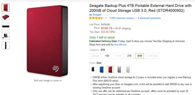 Seagate希捷 Backup Plus 新睿品2.5寸 4TB 移动硬盘拆解 190金币晒单 买手党-买手聚集的地方