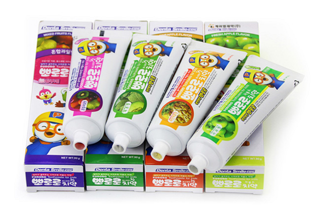 韩国进口:PORORO含木糖醇预防蛀牙儿童可吞咽牙膏 90g 11元包邮 买手党-买手聚集的地方