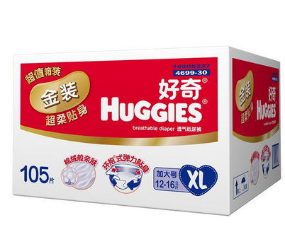 Huggies 好奇 金装纸尿裤XL105片 秒杀价198元包邮 买手党-买手聚集的地方