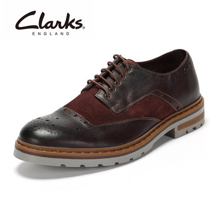 双11预售：Clarks Dargo Limit英伦布洛克休闲时尚系带男鞋 定金50元+409.7元包邮 买手党-买手聚集的地方