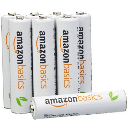 AmazonBasics 亚马逊倍思 七号AAA 镍氢充电电池 8节装  60元包邮 买手党-买手聚集的地方