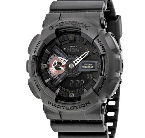 CASIO 卡西欧 G-Shock系列 GA110MB-1A 男士双显运动腕表 71.99美元约￥501 买手党-买手聚集的地方