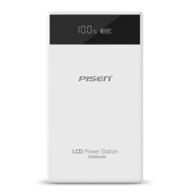 PISEN 品胜 移动电源充电宝LCD电库10000mAh白色 99元包邮 买手党-买手聚集的地方