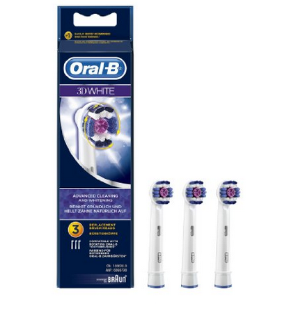Oral-B 欧乐-B EB18-3 美白型 电动牙刷头(3支装)  89元（天猫旗舰店149元） 买手党-买手聚集的地方