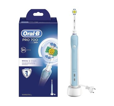 Oral-B 欧乐-B Pro 700智能3D旋转 净白系列电动牙刷 199元+23.68元含税包邮（国内售价399元） 买手党-买手聚集的地方