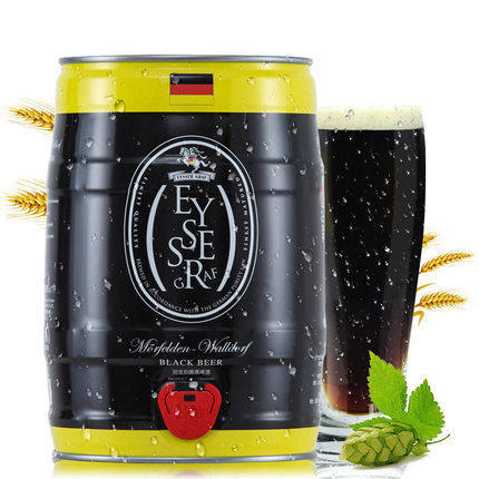 德国进口：Eysser Graf坦克伯爵黑啤酒5L桶装 临期价59元包邮（原价138元） 买手党-买手聚集的地方