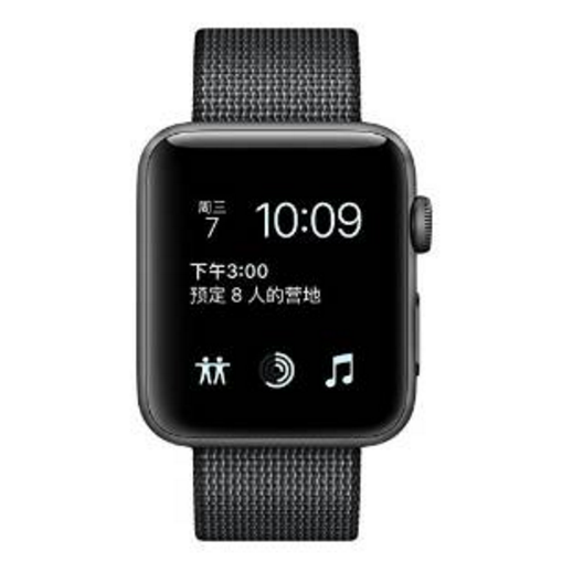 Apple 苹果 Watch Series 2 智能手表（38mm黑色运动表带）  2548元包邮（京东同款3288元） 买手党-买手聚集的地方
