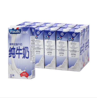 澳大利亚进口 保利 全脂牛奶 纯牛奶 1L*12盒*2件+凑单品 129.6元包邮 买手党-买手聚集的地方