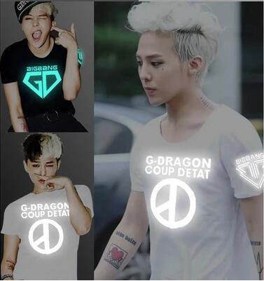 BIGBANG 权志龙 演唱会同款 荧光T恤 16.88元包邮 买手党-买手聚集的地方