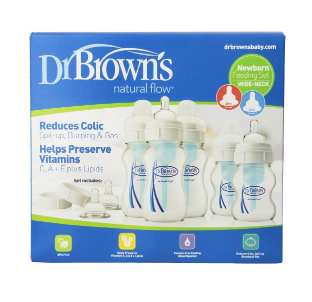 Dr. Brown’s 布朗博士 新生儿奶瓶套装(250ml*3/120ML*2） prime会员凑单到手约155元 买手党-买手聚集的地方