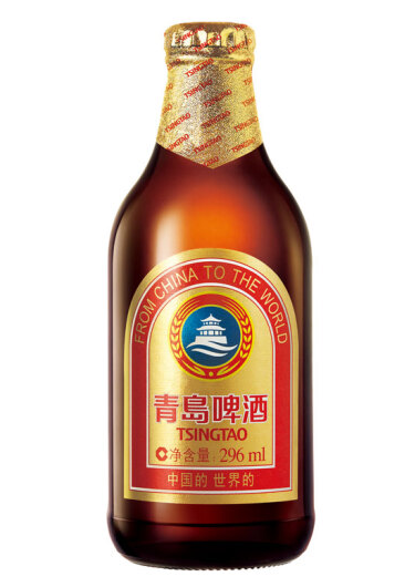 老铁来一杯！Tsing Tao青岛啤酒 小棕金瓶296ml*24瓶 整箱装 券后119元包邮（长期168元） 买手党-买手聚集的地方