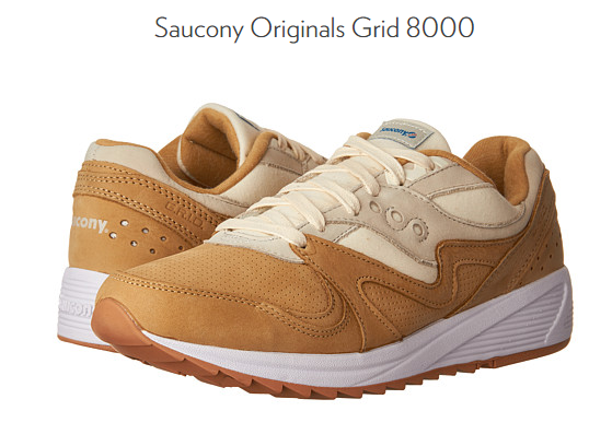 Saucony 索康尼 Originals Grid 8000 男款复古跑鞋 44.99美元约¥302（京东1182元） 买手党-买手聚集的地方