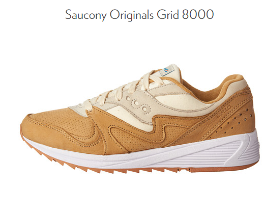 Saucony 索康尼 Originals Grid 8000 男款复古跑鞋 44.99美元约¥302（京东1182元） 买手党-买手聚集的地方