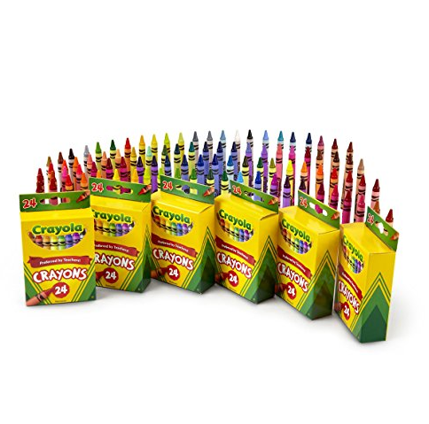 Prime会员：Crayola绘儿乐 可水洗蜡笔 24支*6盒 凑单免费直邮含税到手约75元（天猫34元/盒） 买手党-买手聚集的地方