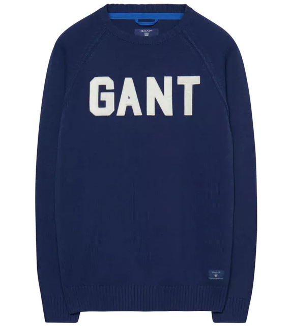GANT Logo 男士圆领线衣 38美元约￥293（原价125美元） 买手党-买手聚集的地方