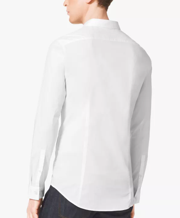 历史新低！Michael Kors 男士纯棉修身白衬衫 30美元约￥200（原价125美元） 买手党-买手聚集的地方