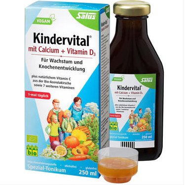 Salus Kindervital 儿童有机钙+维生素D3营养液 250ml 12.99欧元约102元（京东178元） 买手党-买手聚集的地方