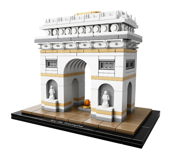 LEGO 乐高 Arc De Triomphe 21036 巴黎凯旋门套装 31.99美元约￥211（京东399元） 买手党-买手聚集的地方