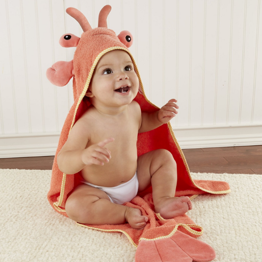 Prime会员：Baby Aspen 龙虾婴儿连帽浴袍 凑单免费直邮到手约138元 买手党-买手聚集的地方