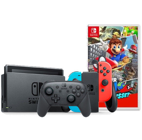 Nintendo任天堂 Switch 游戏主机+ Switch Pro手柄+《超级马里奥：奥德赛 》 399.99美元约¥2659 买手党-买手聚集的地方