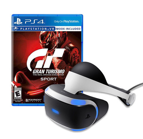 SONY 索尼 PlayStation VR 虚拟现实头戴设备 +《Gran Turismo Sport（GT赛车 Sport）》 279.99美元约¥1856（京东3099元起） 买手党-买手聚集的地方