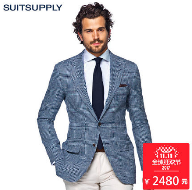 Suitsupply 意大利VBC面料 男士西装 2180元（专柜价2980元） 买手党-买手聚集的地方