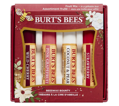 Burt's Bees 小蜜蜂 新款水果混合节日套装唇膏 4.25g*4支装 直邮到手约75元 买手党-买手聚集的地方