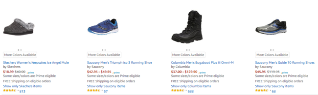 网络星期一！美国亚马逊 精选休闲运动鞋 金盒促销 15.99美元起 买手党-买手聚集的地方