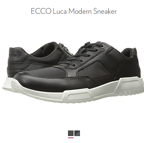 尺码齐全：ECCO 爱步 Luca系列 男士系带牛皮运动鞋 75美元约￥600 买手党-买手聚集的地方