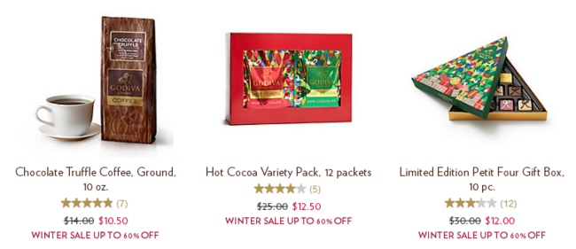 GODIVA美国官网 精选巧克力礼盒、热可可促销专场 低至4折 买手党-买手聚集的地方