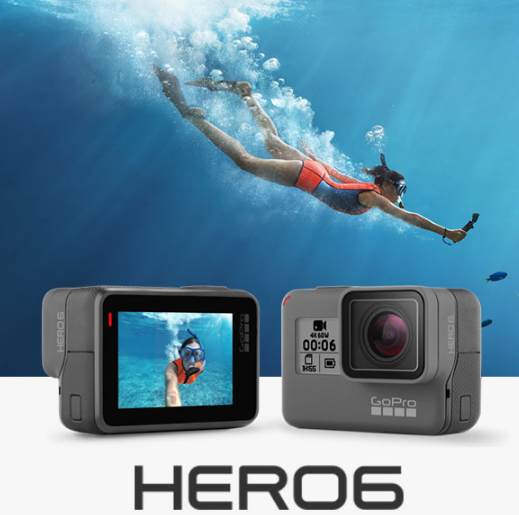 GoPro Hero 6 Black 运动摄像机 399美元约￥2518 买手党-买手聚集的地方