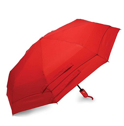 双层设计！Samsonite 新秀丽 双层防风自动折叠雨伞 15.19美元约¥96 买手党-买手聚集的地方