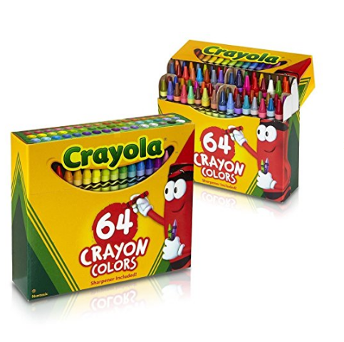 Prime会员：Crayola 绘儿乐彩色蜡笔64支*2盒 凑单免费直邮到手约78元（京东59元1件） 买手党-买手聚集的地方