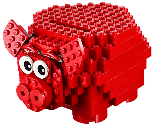 LEGO 乐高红色储蓄罐40155 11.99美元约￥75 买手党-买手聚集的地方