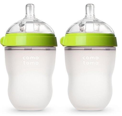 Comotomo 可么多么 硅胶软性奶瓶 250ml*2个 绿色 15.41美元约￥97 买手党-买手聚集的地方