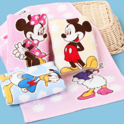 Disney 迪士尼 纯棉 童巾4条装 25*50cm 券后29.9元包邮（长期售价49.9元） 买手党-买手聚集的地方