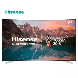 Hisense 海信65英寸 超高清4K 曲面电视  LED65E7C+凑单品 4499元包邮（已降1000元） 买手党-买手聚集的地方