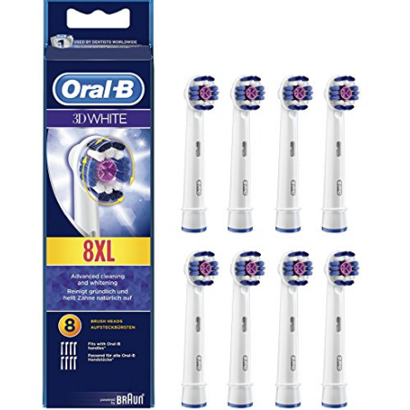 Oral-B 欧乐B 3D White 美白型电动牙刷刷头 8支装 Prime会员凑单到手价151元 买手党-买手聚集的地方
