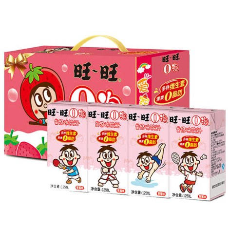 旺旺 O泡果奶礼盒 草莓味 125ml*32盒*2件 49.8元 买手党-买手聚集的地方