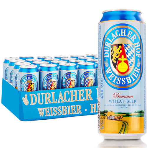 限地区：德国 Durlacher 德拉克 小麦啤酒500ml*24听*2件 Plus会员119元（天猫139元每件） 买手党-买手聚集的地方