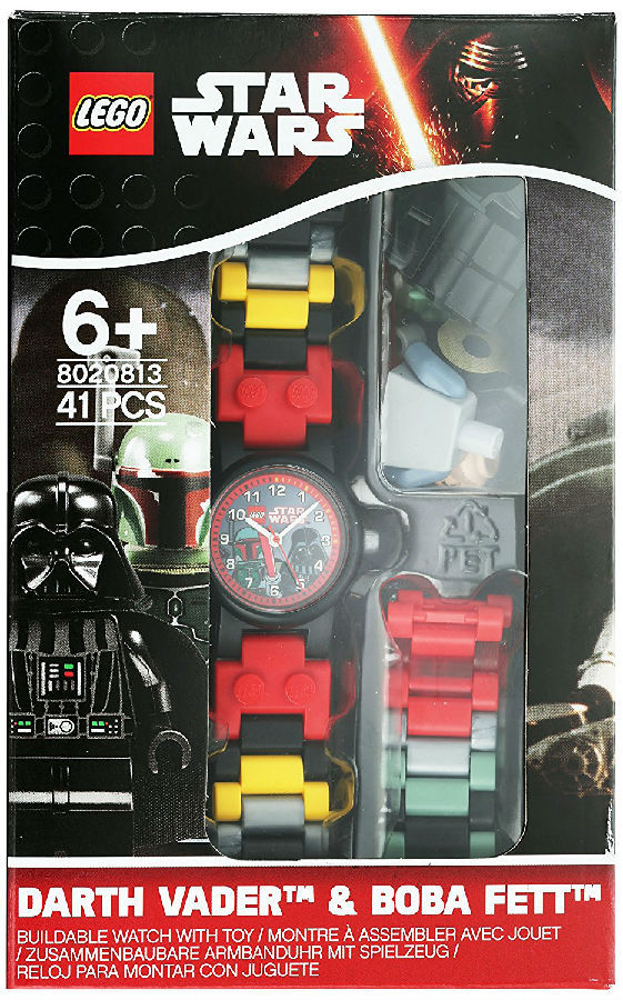 LEGO  乐高  星战系列 达斯维达&波巴菲特 儿童手表套装8020813 带2个公仔 115元  （京东单玩偶版199元） 买手党-买手聚集的地方