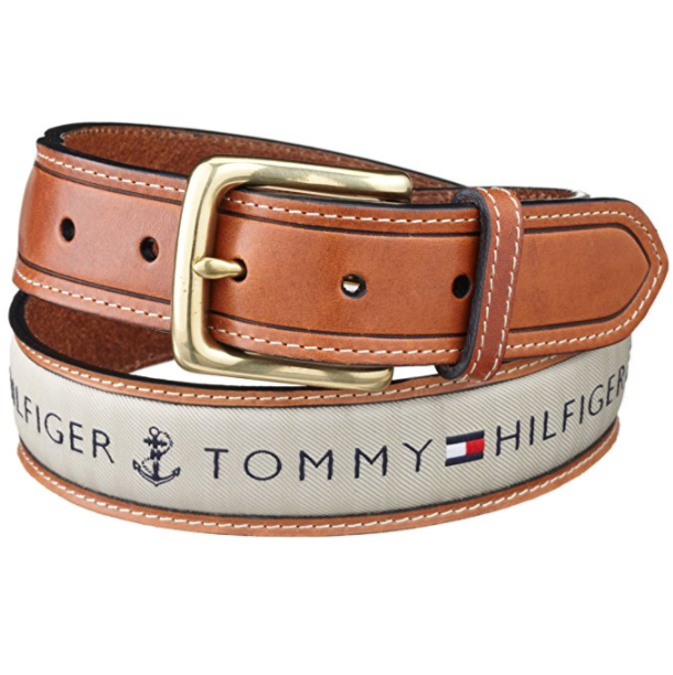 Tommy Hilfiger 汤米·希尔费格 男士logo 皮带 prime会员直邮含税到手约134元 买手党-买手聚集的地方