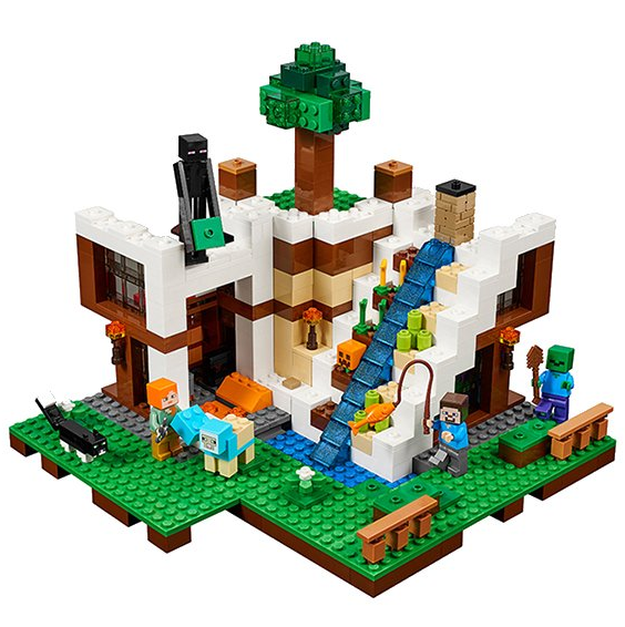 LEGO 乐高 Minecraft系列 瀑布基地 729颗粒 21134 349元包邮包税（长期售价699元） 买手党-买手聚集的地方